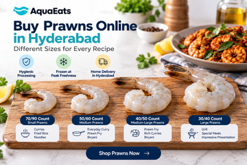 Buy Prawns Online in Hyderabad | Aquaeats